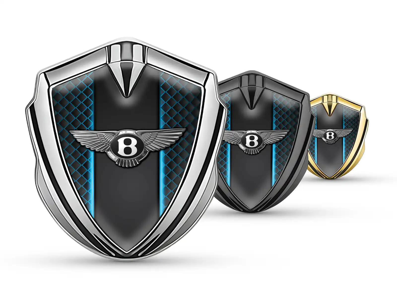Bentley Emblem Auto Abzeichen Renn Design Glänzend Finish